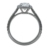 1.00 ct. Oval Cut Halo Tiffany & Co. Ring, F, VVS2 #2