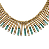 6.00 CTTW(est) Emerald and Diamond Bib Necklace #1