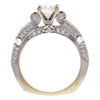 1.06 ct. Round Cut Bridal Set Ring, G, I1 #4