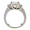1.22 ct. Princess Cut Bridal Set Ring, H, VS2 #4