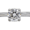 1.22 ct. Round Cut Bridal Set Ring, F, VVS2 #4