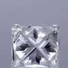 1.0 ct. Princess Cut Halo Ring, J, VS1 #2