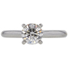 1.01 ct. Round Cut Solitaire Cartier Ring, H, VVS1 #3