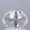 1.09 ct. Oval Cut Halo Ring, I, SI2 #2