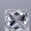 2.57 ct. Princess Cut 3 Stone Ring, F, VS2 #2