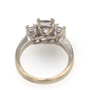 1.02 ct. Princess Cut 3 Stone Ring #1