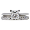 1.15 ct. Princess Cut Bridal Set Tiffany & Co. Ring, F, VVS2 #3