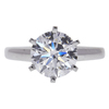 2.14 ct. Round Cut Solitaire Ring, D, SI2 #3