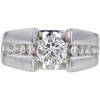 0.97 ct. Round Cut Solitaire Ring, J, SI2 #3