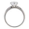 1.04 ct. solitaire ring with Tacori 1/2 eternity ring #4
