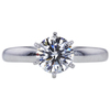 1.02 ct. Round Cut Solitaire Ring, G, SI1 #3
