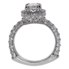 1.7 ct. Oval Cut Halo Ring, G, VS1 #4