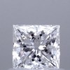 0.81 ct. Princess Cut Central Cluster Ring, F, IF #2