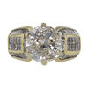 CLARITY ENHANCED, FRACTURE FILLED3.95 ct. Round Cut Solitaire Ring, K-L, I3 #2