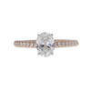 Art Deco GIA 1.02 ct. Oval Cut Solitaire Ring, H, I1 #3