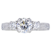 1.02 ct. Round Cut Solitaire Ring, H, SI1 #3
