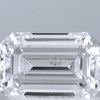 0.91 ct. Emerald Cut Bridal Set Ring, E, VVS1 #1