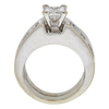 0.75 ct. Princess Cut Bridal Set Ring, F, VS2 #3