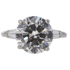 5.66 ct. Round Cut 3 Stone Ring, H, SI2 #3