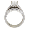 1.21 ct. Princess Cut Bridal Set Ring, G, VS1 #3