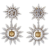 2.03 CTTW Drop Earrings: GIA 1.02 ct. Round Cut, Fancy Grayish Yellowish Green, SI1-SI2, GIA 1.01 ct. Round Cut, Fancy Grayish Yellowish Green, I1-I2 #3