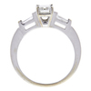1.01 ct. Emerald Cut Bridal Set Ring, I, SI2 #4