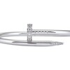Cartier Juste un Clou Bracelet, Size 15, Classic Model, Diamonds and 18K White Gold #1