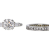 1.51 ct. Round Cut Bridal Set Harry Winston Ring, E, VS2 #3