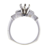 0.97 ct. Pear Cut Bridal Set Ring, F, SI2 #4