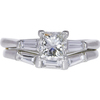 1.02 ct. Princess Cut Bridal Set Ring, G, VS1 #3