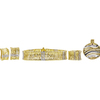 Roberto Coin 18K Yellow/White Gold Diamond Elephant Skin Suite of Jewelry #1