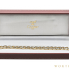 Cartier Curb Chain Link Necklace, Bracelet and Earrings Set With Diamonds 18K Yellow Gold #3