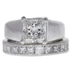 2.02 ct. Princess Cut Bridal Set Ring, G, VS2 #4