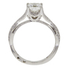 0.93 ct. Princess Cut Bridal Set Ring, I, SI2 #4