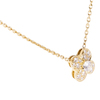 Van Cleef and Arpels Trefle Fleurs Diamond Necklace in 18K #3