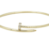 Cartier Juste Un Clou Bangle Bracelet With Pave Diamonds, 18K Yellow Gold, Size 18 #1