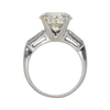 4.44 ct. Round Cut Solitaire Ring, M-Z, I2 #4