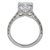 3.01 ct. Cushion Modified Cut Solitaire Ring, G, VS1 #4