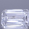 1.05 ct. Emerald Cut Halo Ring, D, VVS1 #1