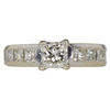 1.01 ct. Princess Cut Bridal Set Ring, L, SI1 #4