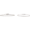 2 14K Gold Diamond Bracelets #1