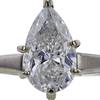 1.58 ct. Pear Cut Solitaire Ring, H, I2 #1