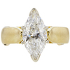 2.01 ct. Marquise Cut Solitaire Ring, H, I1 #2