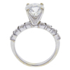 2.0 ct. Round Cut Solitaire Ring, J, I1 #4