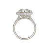 6.02 ct. Round Cut Halo Ring, G, SI1 #4