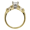 1.02 ct. Princess Cut Bridal Set Ring, E, SI2 #3