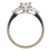 0.95 ct. Pear Cut 3 Stone Ring, J, SI2 #4