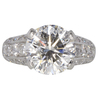 5.46 ct. Round Cut Solitaire Ring, I, VS2 #3