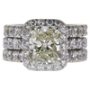 2.66 ct. Radiant Cut Halo Ring, M, SI2 #3