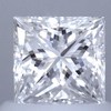 0.75 ct. Princess Cut Solitaire Ring, F, IF #1